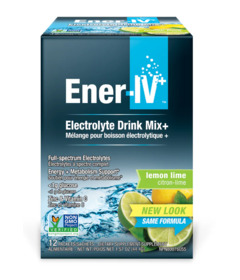 image of Ener-Life Ener-IV Electrolyte Drink Mix Lemon Lime  with sku:216606