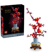 LEGO Icons Plum Blossom Flower Decor Display Set for Office Decor 