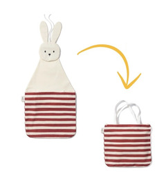 Play & Go Wall Storage and Tote Bag Bunny