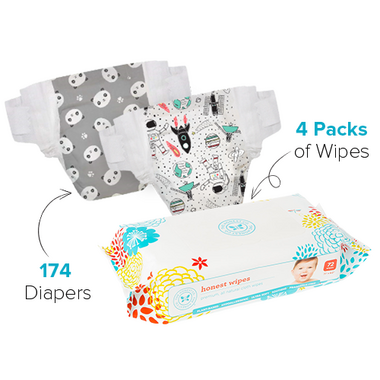 The Honest Company Size 4 Diapers & Wipes Bundle The Honest Company Size 4 Diapers & Wipes Bundle