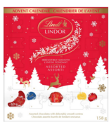 Lindt calendrier de l'Avent, assortiment de chocolats des Fêtes