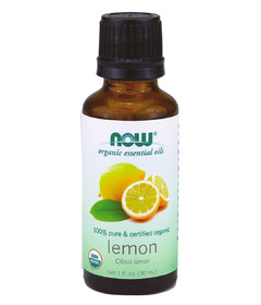 NOW Essential Oils Organic Lemon Oil