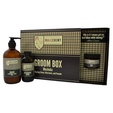 Malechemy by Cocoon Apothecary Muskoka Groom Box Malechemy by Cocoon Apothecary Muskoka Groom Box