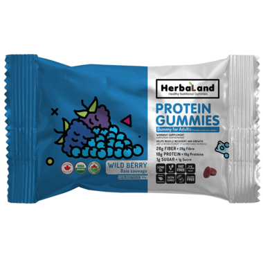 Herbaland Protein Gummies Wild Berry Herbaland Protein Gummies Wild Berry