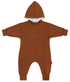Belan.J Hooded Jumpsuit Rust