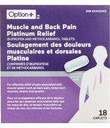 Option+ Soulagement platine des douleurs musculaires et dorsales