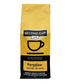 Second Cup Medium Roast Whole Bean Coffee Paradiso