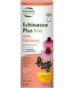 St. Francis Herb Farm Echinacea Plus Kids with Elderberry