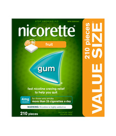 Nicorette Gum Fruit 4mg