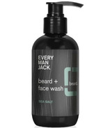 Every Man Jack Beard + Face Wash Sea Salt (Nettoyant pour la barbe et le visage de tous les hommes)