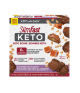 SlimFast Keto Bombs Caramel Nut Cluster