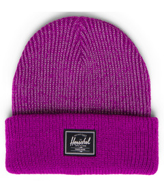 Herschel Supply Elmer Reflective Ribbed Beanie Clover