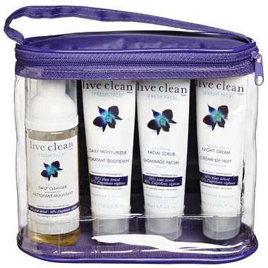 Live Clean Fresh Face Luxurious Trial & Travel Kit Live Clean Fresh Face Luxurious Trial & Travel Kit