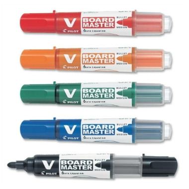Pilot BeGreen V Board Master Refillable Whiteboard Markers Pilot BeGreen V Board Master Refillable Whiteboard Markers