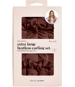 Kitsch XL Heatless Curling Set Chocolate