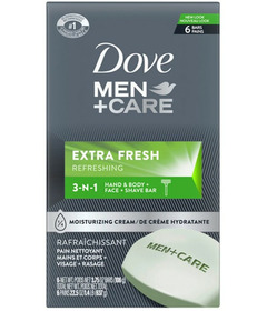 Dove Men+Care Body and Face Bar Extra Fresh