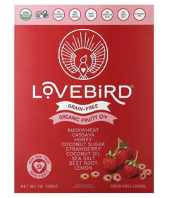 Lovebird Organic Grain-Free Cereal Strawberry