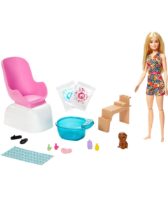 Barbie Mani-Pedi Doll And Playset