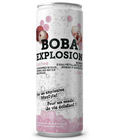 image of Boba Explosion Sparkling Water Lychee with sku:339799