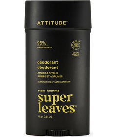 ATTITUDE Super Leaves Men Deodorant Amber & Citrus