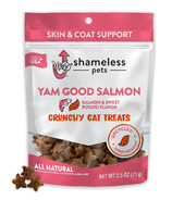 Shameless Pets Friandises croquantes pour chats Yam Good Salmon