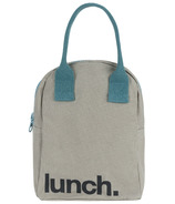 Fluf Zippered Lunch Bag Grey/Midnight