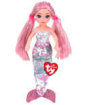 Ty Flippable Sea Sequins Cora the Pink Mermaid Medium