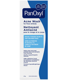 PanOxyl Acne Wash 4% Benzoyl Peroxide Cream