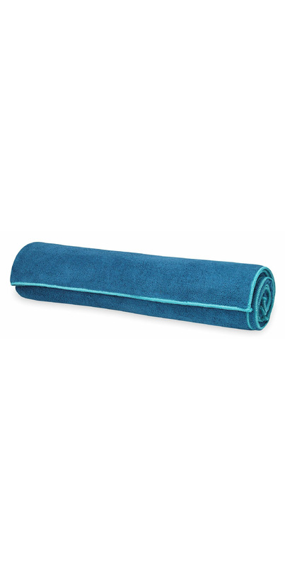 Buy Gaiam Stay-Put Yoga Mat Towel Blue with Light Blue Trim at Well.ca ...