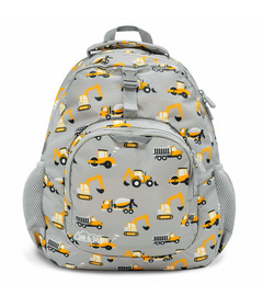 Sac à dos Jan & Jul pour enfants Construction grise