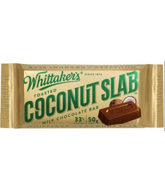 Whittaker's Milk Chocolate Bar Toasted Coconut Slab