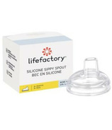 Lifefactory Wide Neck Soft Sippy Spout Accessory for Baby Bottle
