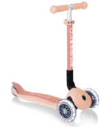 Trottinette pliable Globber Junior avec lumières Ecologic Peach