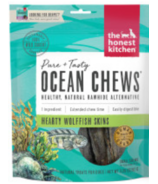 The Honest Kitchen Ocean Chews Dog Treats Hearty Wolffish Skins