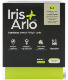 Iris + Arlo 100% Organic Cotton Night Pads