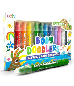 OOLY Body Doodlers Face & Body Crayons Set 