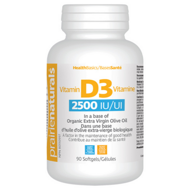 Buy Prairie Naturals Vitamin D3 2500 IU Softgels at Well.ca | Free ...