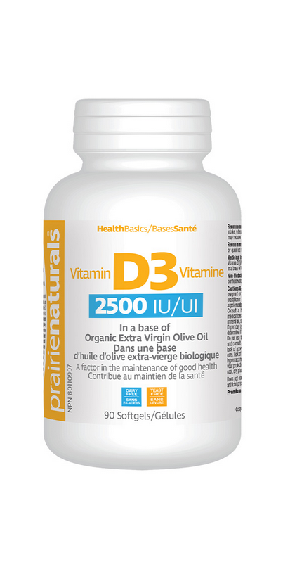 Buy Prairie Naturals Vitamin D3 2500 IU Softgels at Well.ca | Free ...