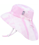 Jan & Jul Cotton Aventure Gro-With-Me Sun Hat Pink Tie-Dye