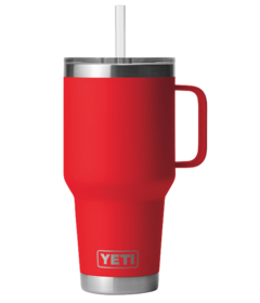 YETI Rambler Tasse à paille Rescue Red