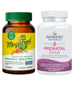 MegaFood & Nordic Naturals Prenatal Bundle