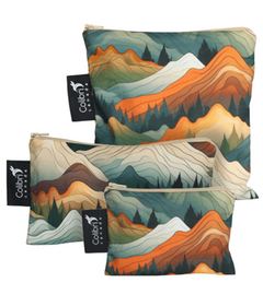 Colibri Reusable Snack Bags Mountains Bundle