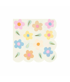 Meri Meri Happy Flowers Large Napkins
