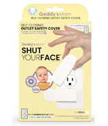 Geddy's Mom Shut Your Face Self-Closing Outlet Cover Duplex