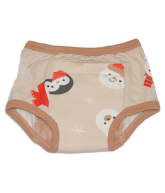 Silkberry Baby Bamboo Training Pants Snowy Faces