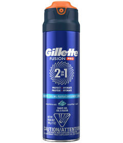 Gillette FusionPro 2-in-1 Shave Gel Sensitive Cooling