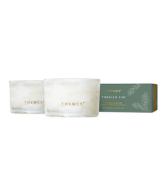 Thymes Tidings Poured Candle Set Frasier Fir