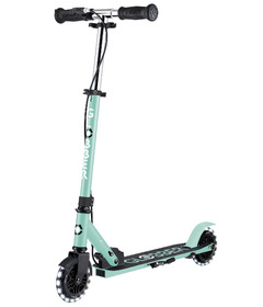 Globber Junior FLOW ELEMENT Lights Foldable Scooter Mint
