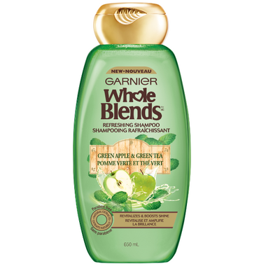 Garnier Whole Blends Green Apple Green Tea Refreshing Shampoo Garnier Whole Blends Green Apple Green Tea Refreshing Shampoo