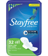 Stayfree Ultra Thin Long Super Pads With Wings